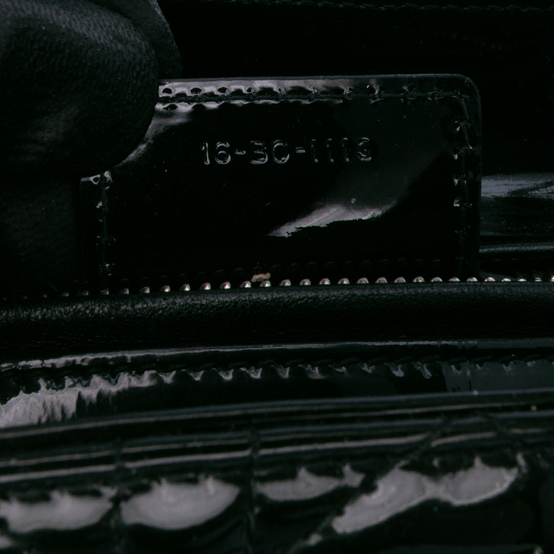 Medium Patent Cannage Lady Dior Black - Gaby Paris