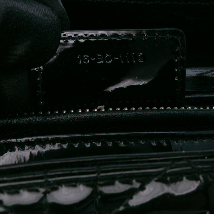 Medium Patent Cannage Lady Dior Black - Gaby Paris