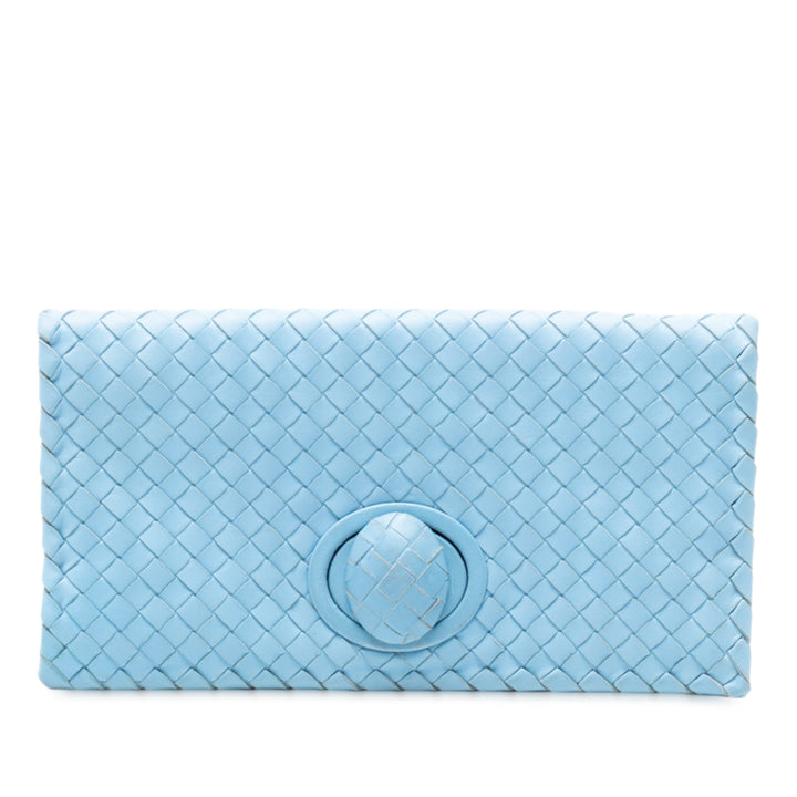 Bottega Veneta Nappa Intrecciato Turn Lock Pochette