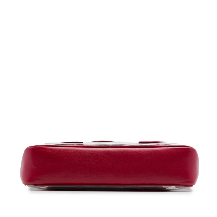 Chanel Triple CC Vinyl et Cuir d’agneau Cabas