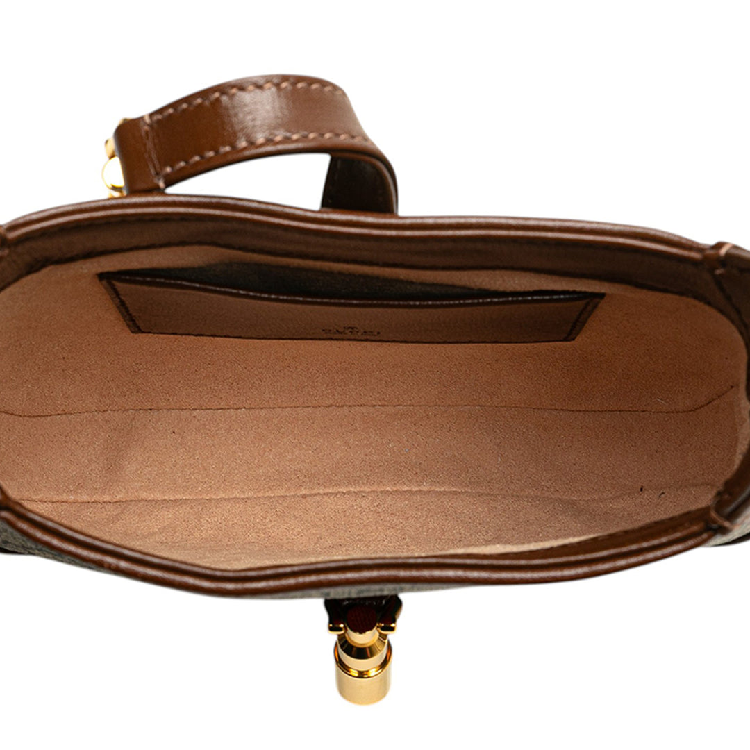 Gucci Mini GG Supreme Web Jackie 1961 Sac porté croisé Marron – GABY PARIS Authentique