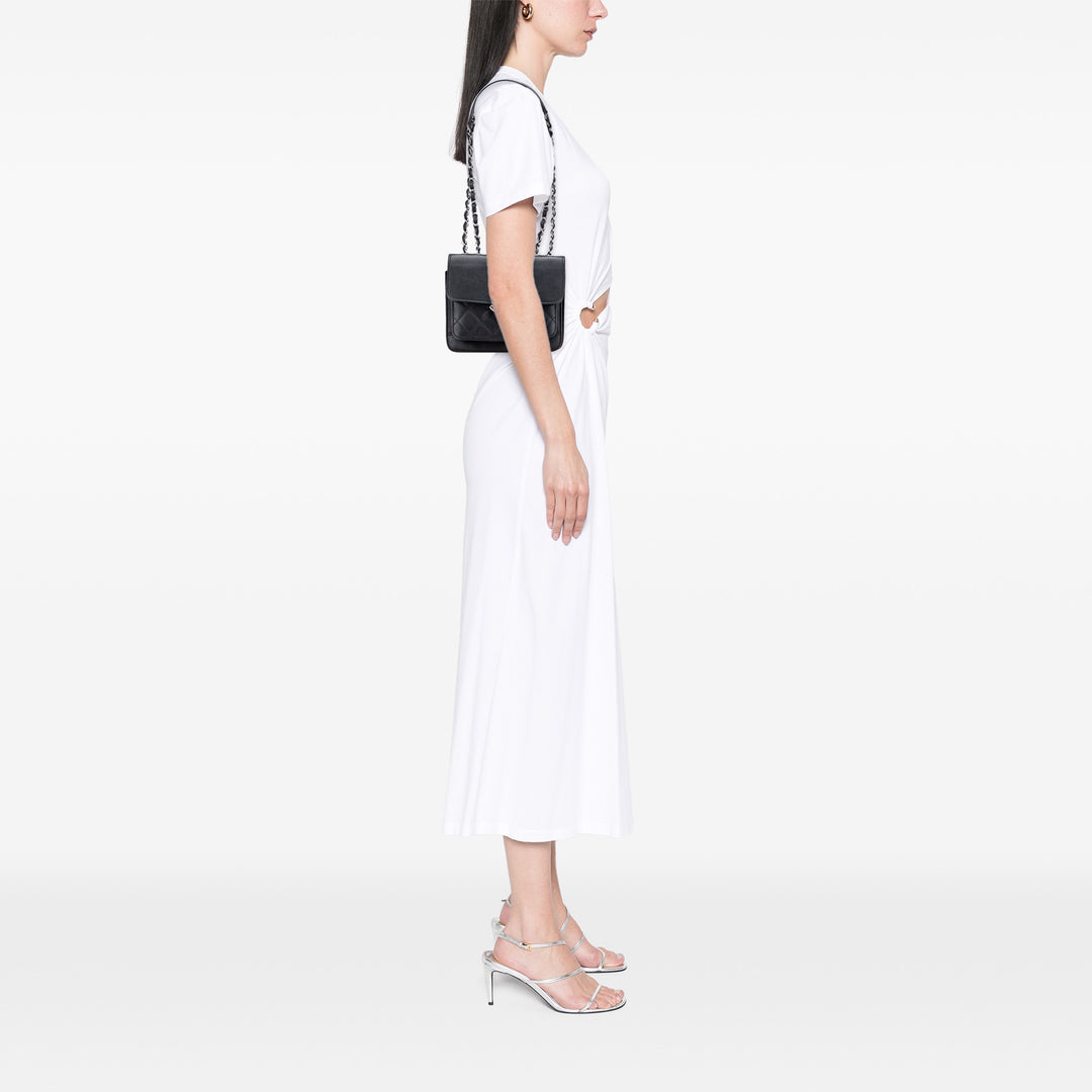 Chanel Matelassé CC Boîte à rabat Petit Cuir de chèvre