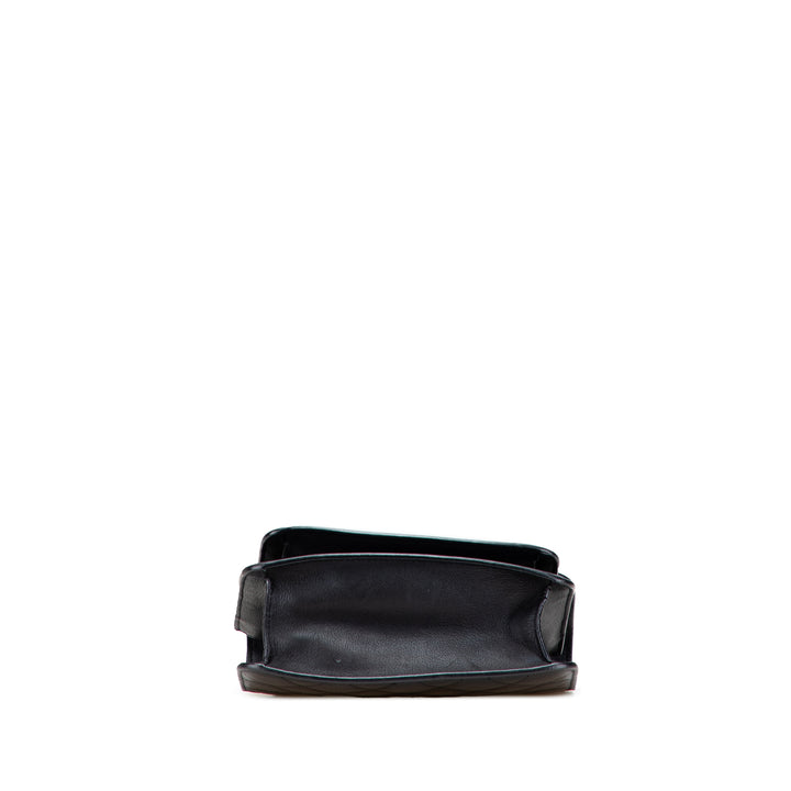 Chanel Matelassé CC Boîte à rabat Petit Cuir de chèvre