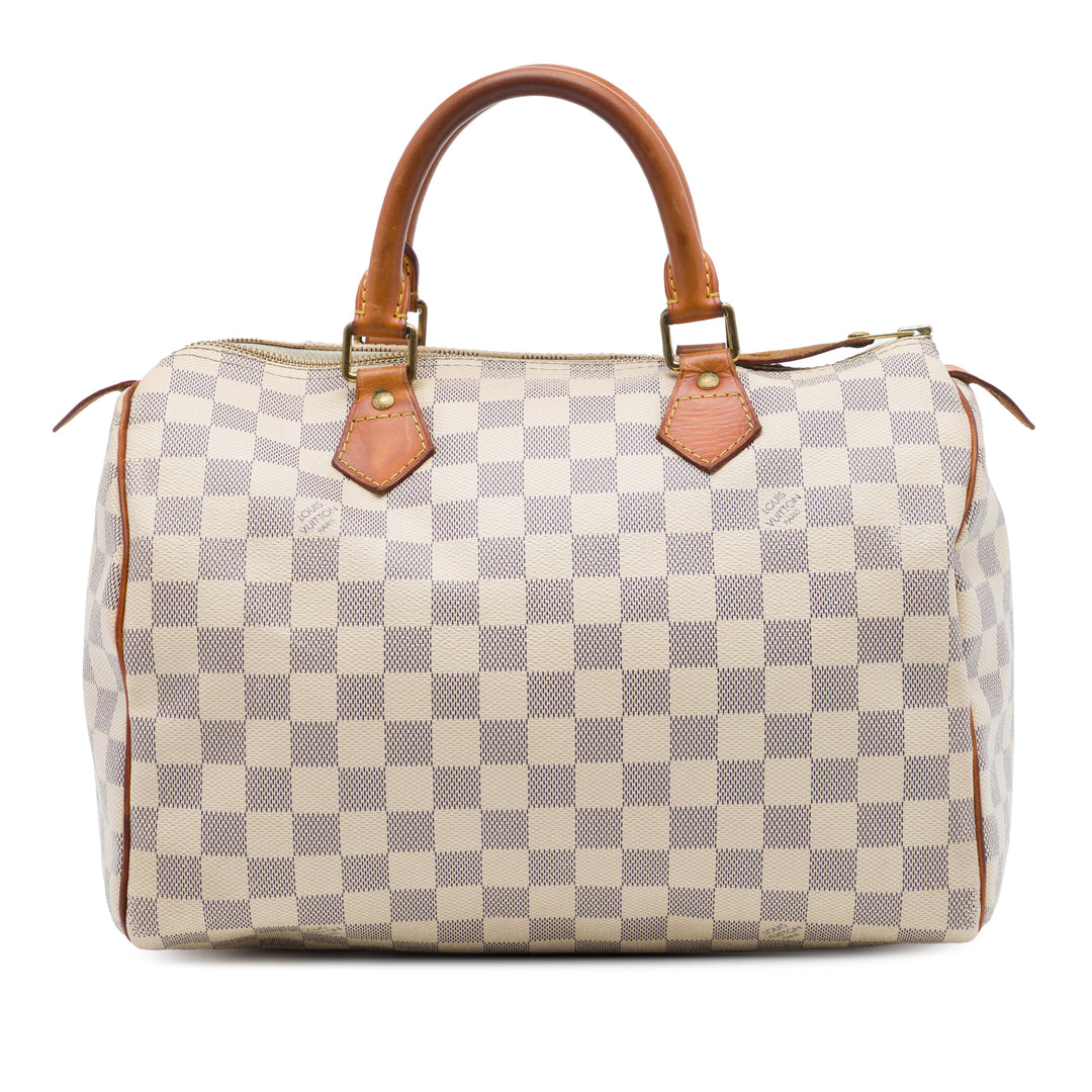 Louis Vuitton Speedy 30 Damier Azur Blanc – vue principale – GABY PARIS