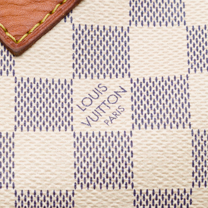 Louis Vuitton Speedy 30 Damier Azur Blanc – vue 5 – GABY PARIS