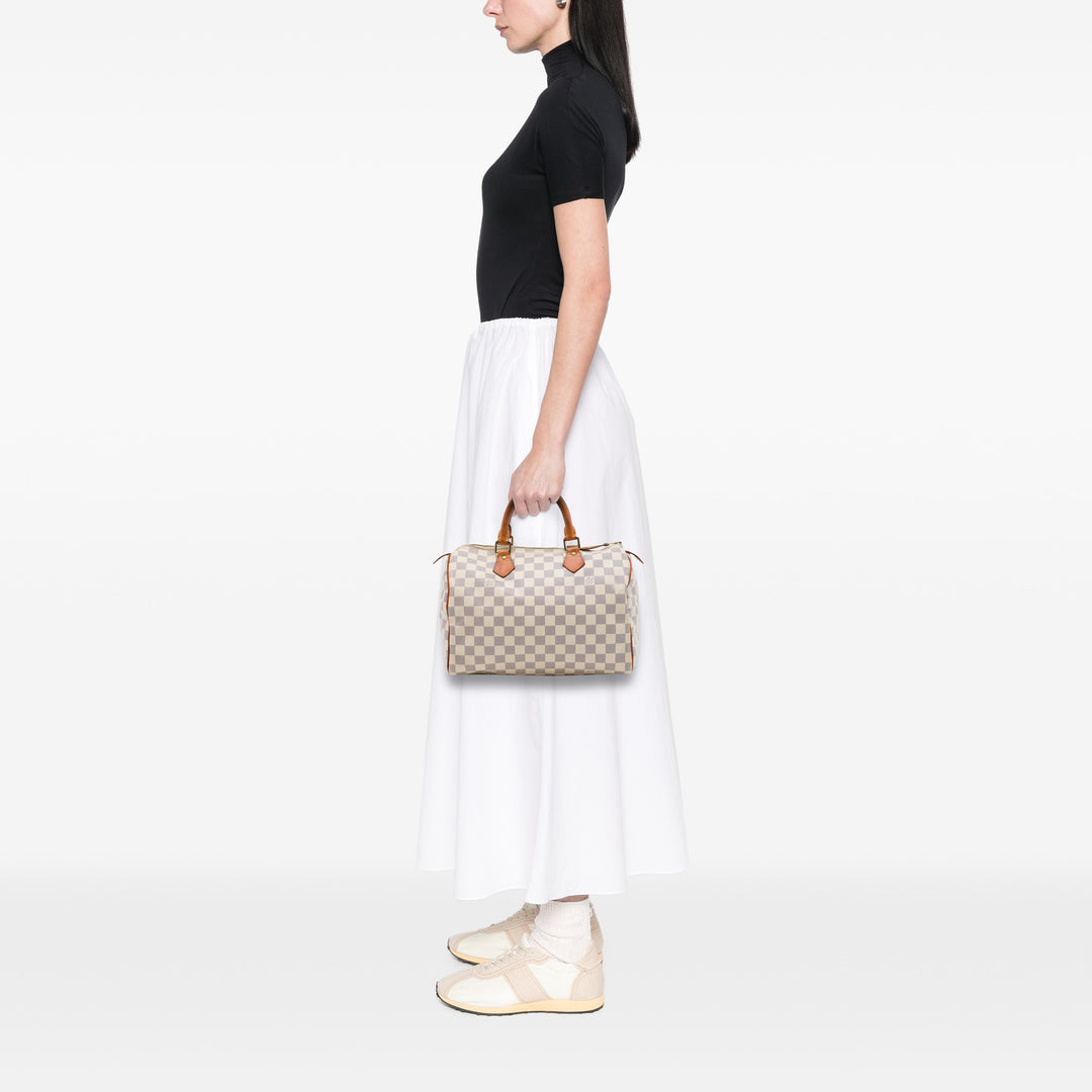 Louis Vuitton Speedy 30 Damier Azur Blanc – vue 6 – GABY PARIS