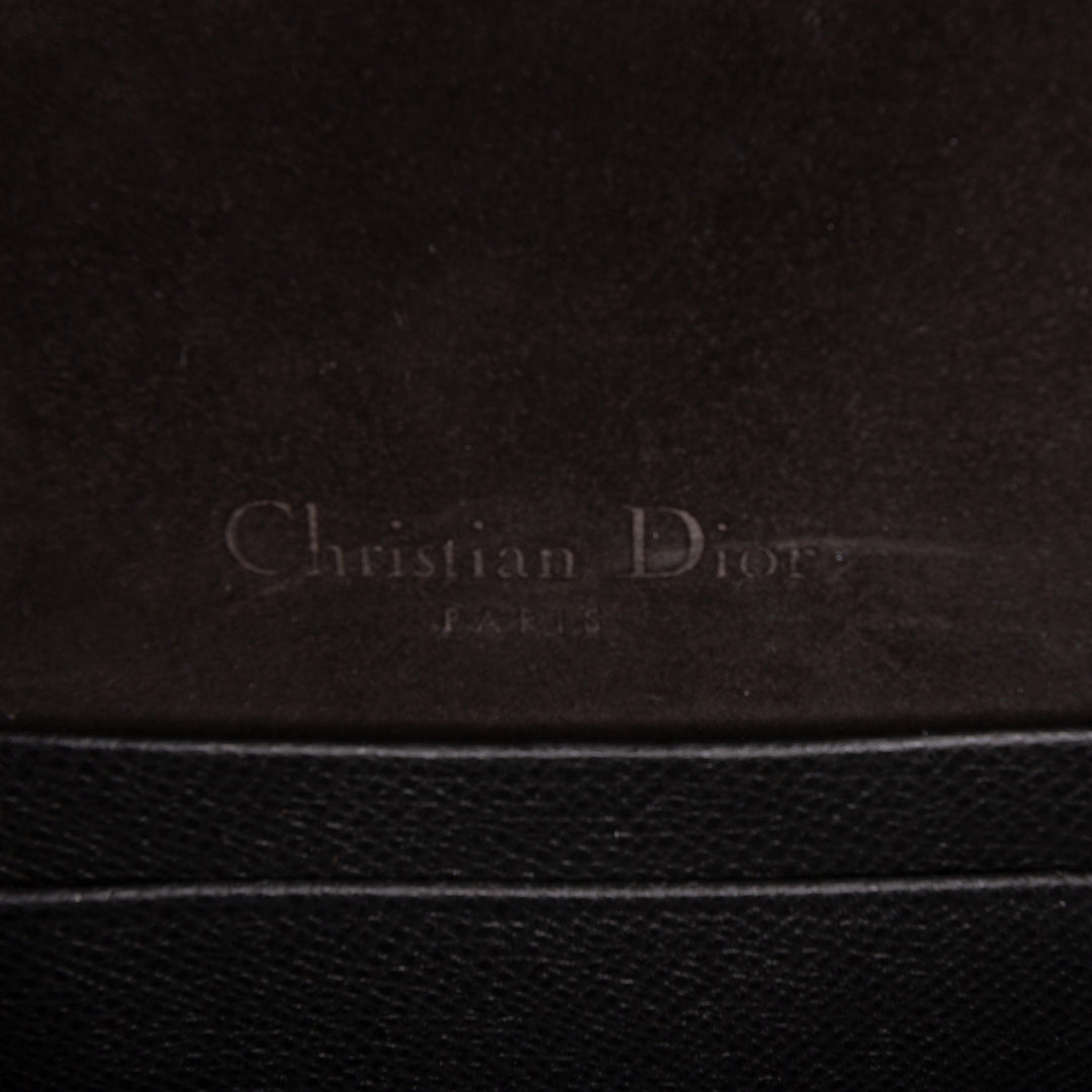 Dior grainé Saddle Ceinture Pochette Cuir de veau grainé Noir – vue 5 – GABY PARIS
