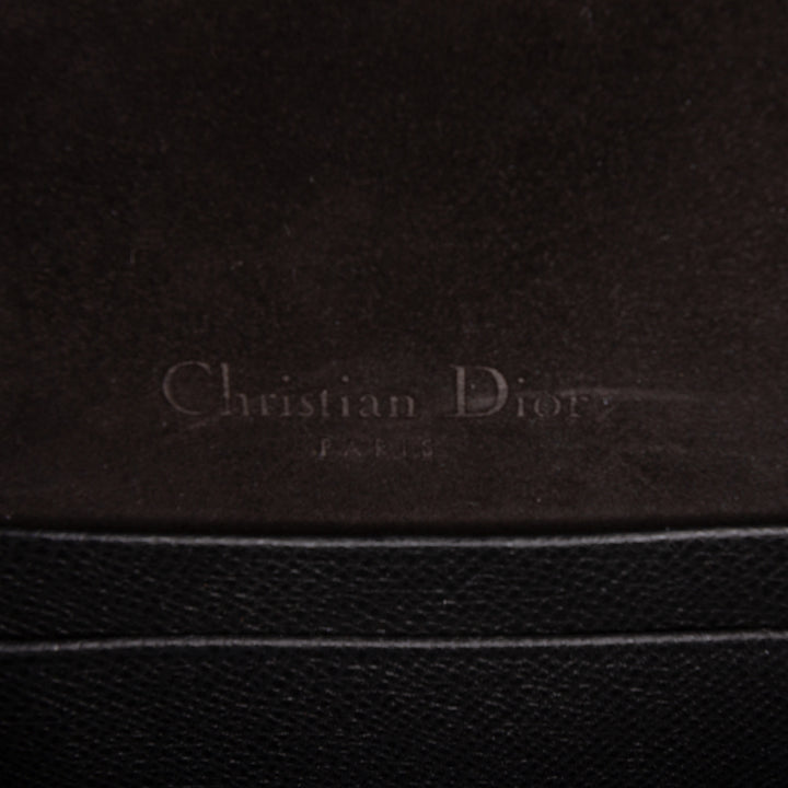 Dior grainé Saddle Ceinture Pochette Cuir de veau grainé Noir – vue 5 – GABY PARIS