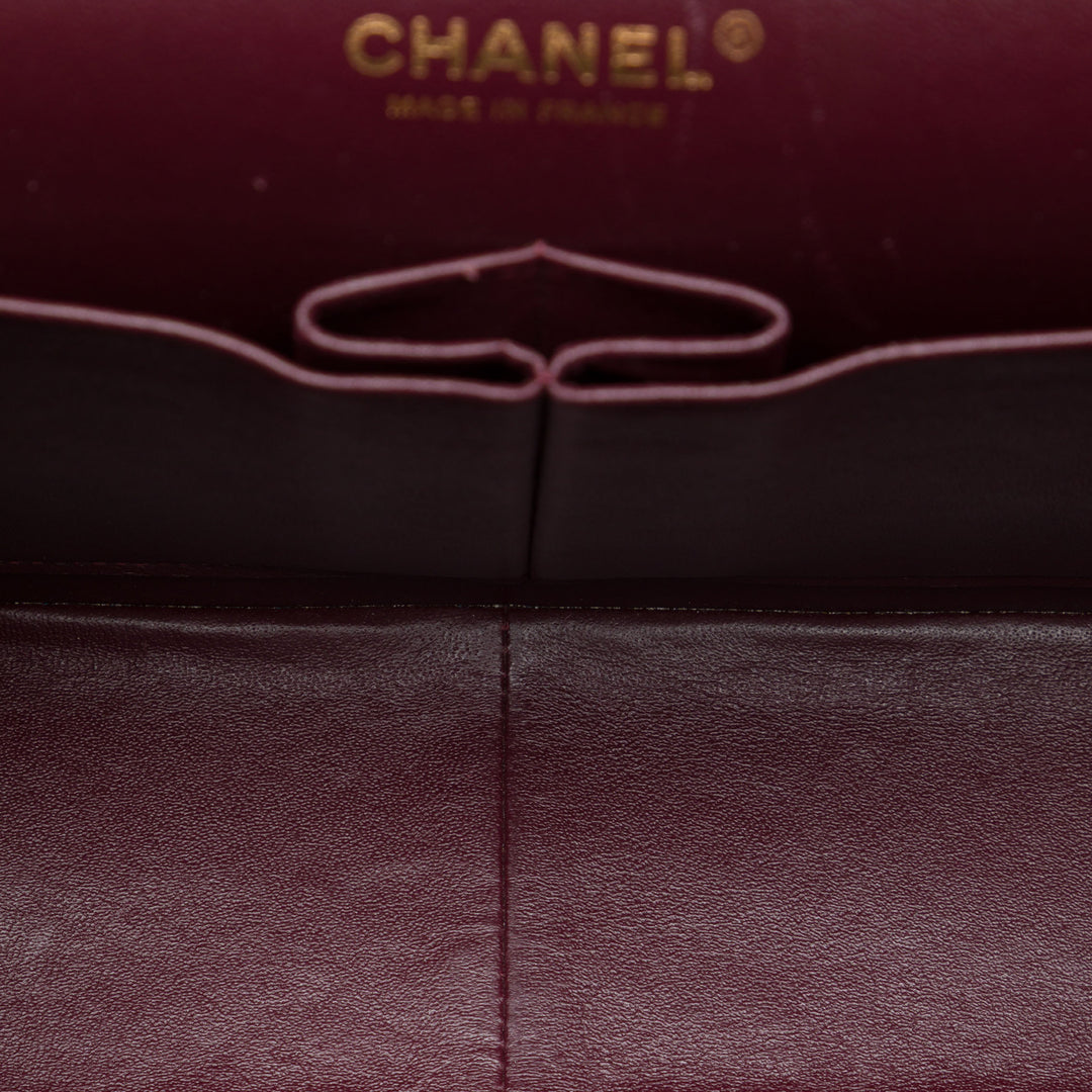 Chanel Classic Double rabat Jumbo Cuir d'agneau Noir – vue 4 – GABY PARIS