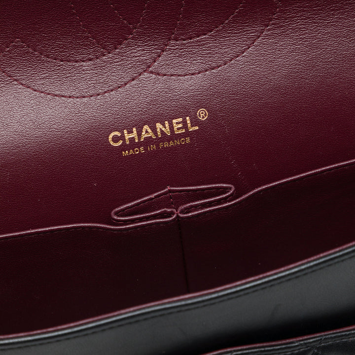Chanel Classic Double rabat Jumbo Cuir d'agneau Noir – vue 5 – GABY PARIS