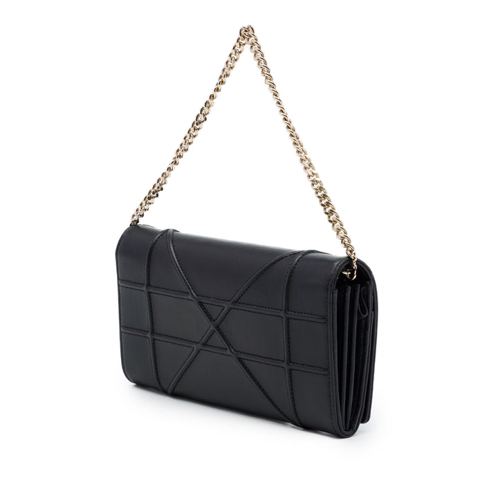 Dior Sac à main Diorama Croisiere Wallet on Chain Cuir de veau lisse Noir – vue 2 – GABY PARIS