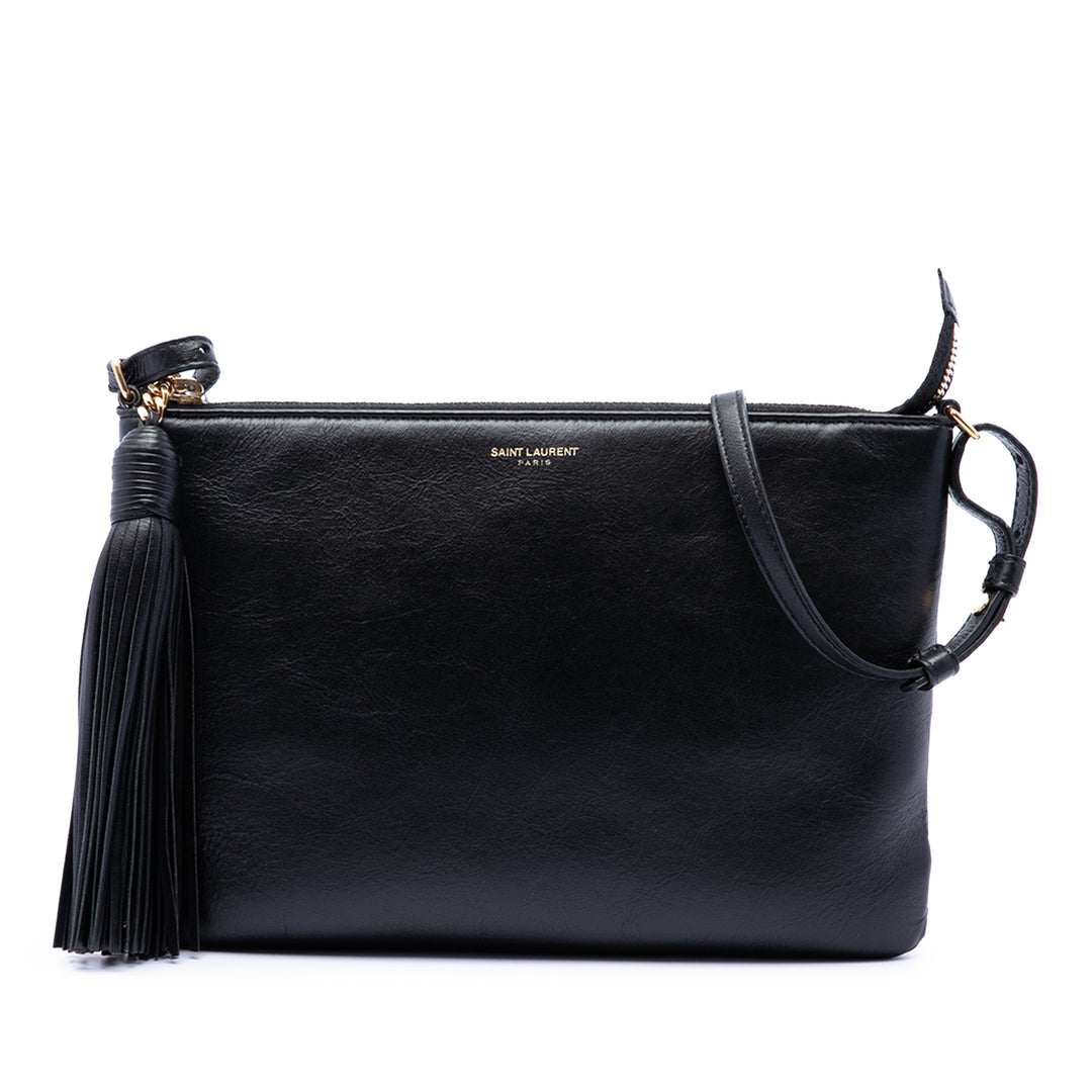 Saint Laurent Teen Cuir de veau Monogram Sac porté croisé