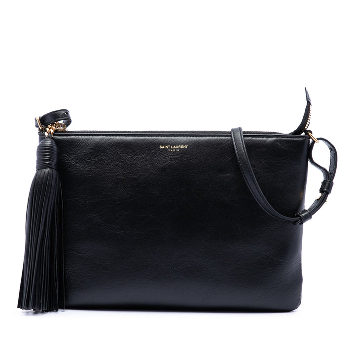 Saint Laurent Teen Cuir de veau Monogram Sac porté croisé