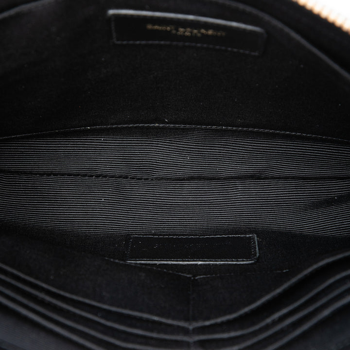 Saint Laurent Teen Cuir de veau Monogram Sac porté croisé