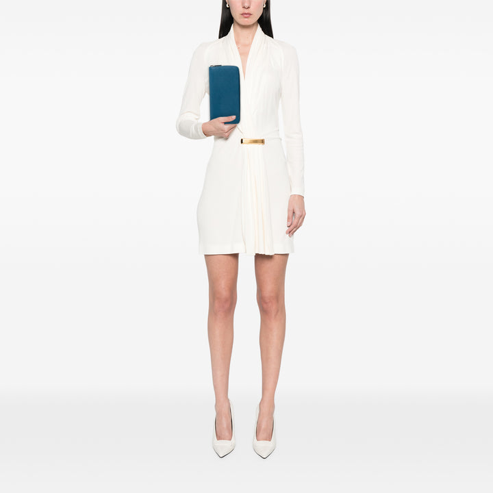 Prada Portefeuille Zippé Portfolio Saffiano Bleu – vue 7 – GABY PARIS