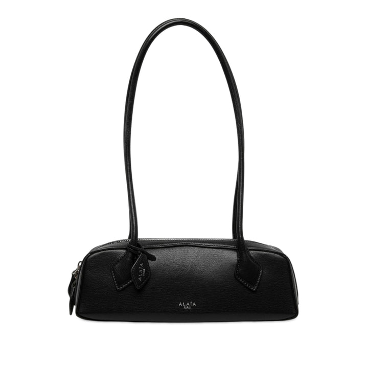 ALAÏA Le Teckel Sac Moyen Cuir de chèvre Noir – vue principale – GABY PARIS