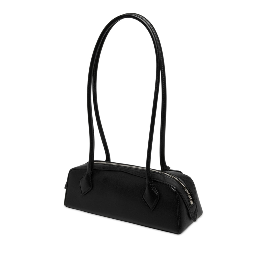 ALAÏA Le Teckel Sac Moyen Cuir de chèvre Noir – vue 2 – GABY PARIS