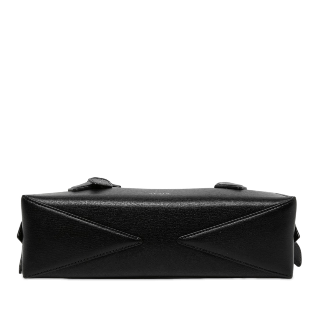 ALAÏA Le Teckel Sac Moyen Cuir de chèvre Noir – vue 3 – GABY PARIS