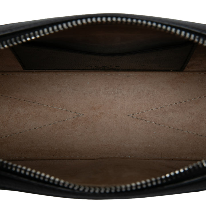 ALAÏA Le Teckel Sac Moyen Cuir de chèvre Noir – vue 4 – GABY PARIS