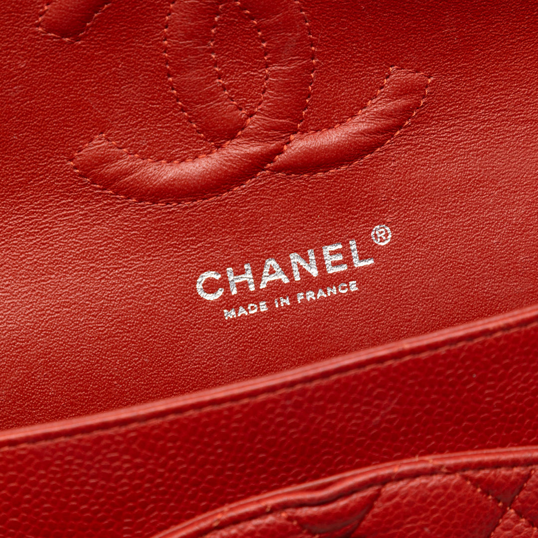 Chanel Medium Classic Caviar Double rabat