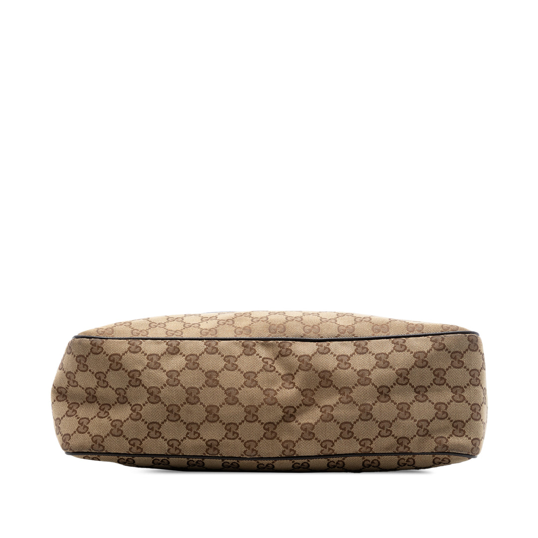 Gucci GG Web à rabat Sac Messenger Toile