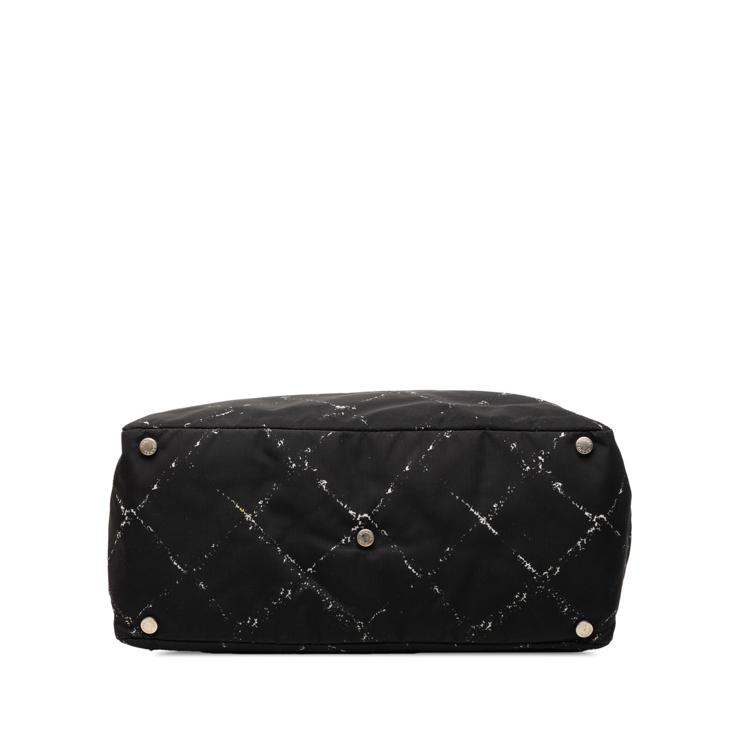 Chanel Old Travel Line Nylon Cabas