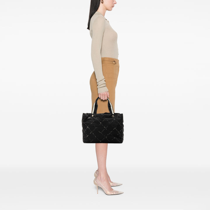 Chanel Old Travel Line Nylon Cabas