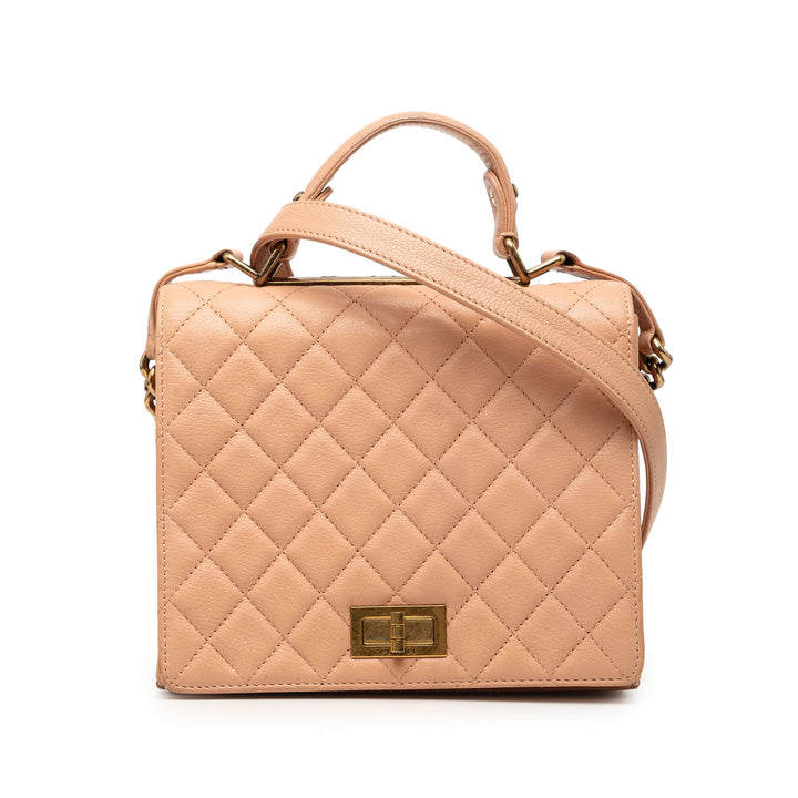 Chanel Matelassé Reissue 2.55 Rita à rabat Grand Cuir de chèvre