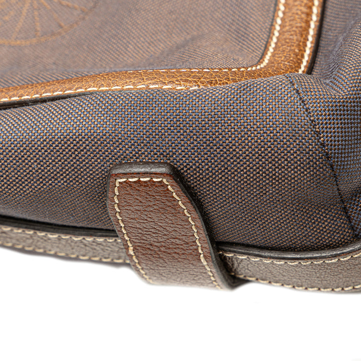 Celine Toile Carriage Cabas Marron – GABY PARIS Authentique