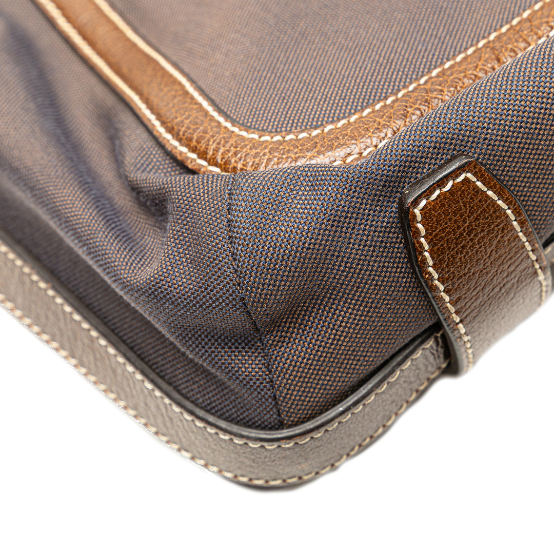 Celine Toile Carriage Cabas Marron – GABY PARIS Authentique