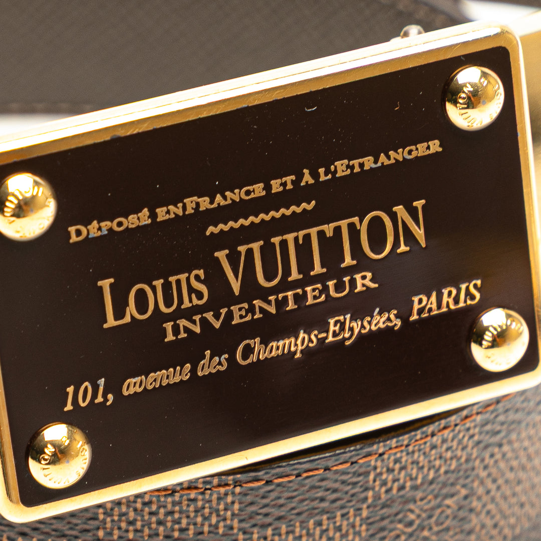 Louis Vuitton Damier Ebene Inventeur Reversible Belt