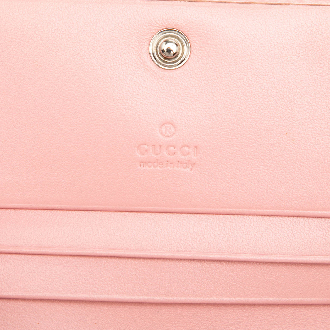GG Marmont Matelasse Wallet on Chain Mini Cuir de veau Rose