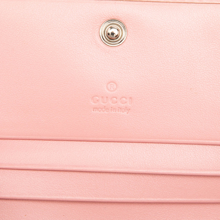 GG Marmont Matelasse Wallet on Chain Mini Cuir de veau Rose