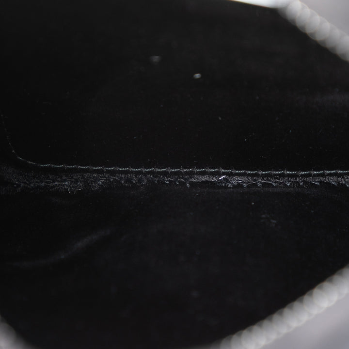 Prada Satin Cristal Embellished Chain Flat Cabas