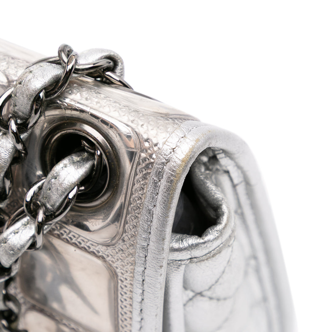 Vinyl Ice Cube Flap Silver - Gaby Paris