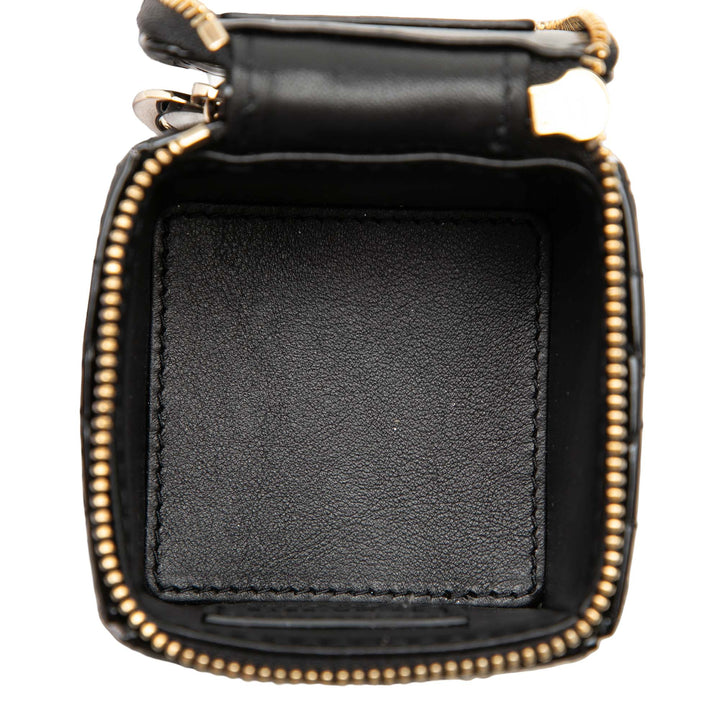 Cannage Lady Dior Cube Pochette Micro Noir