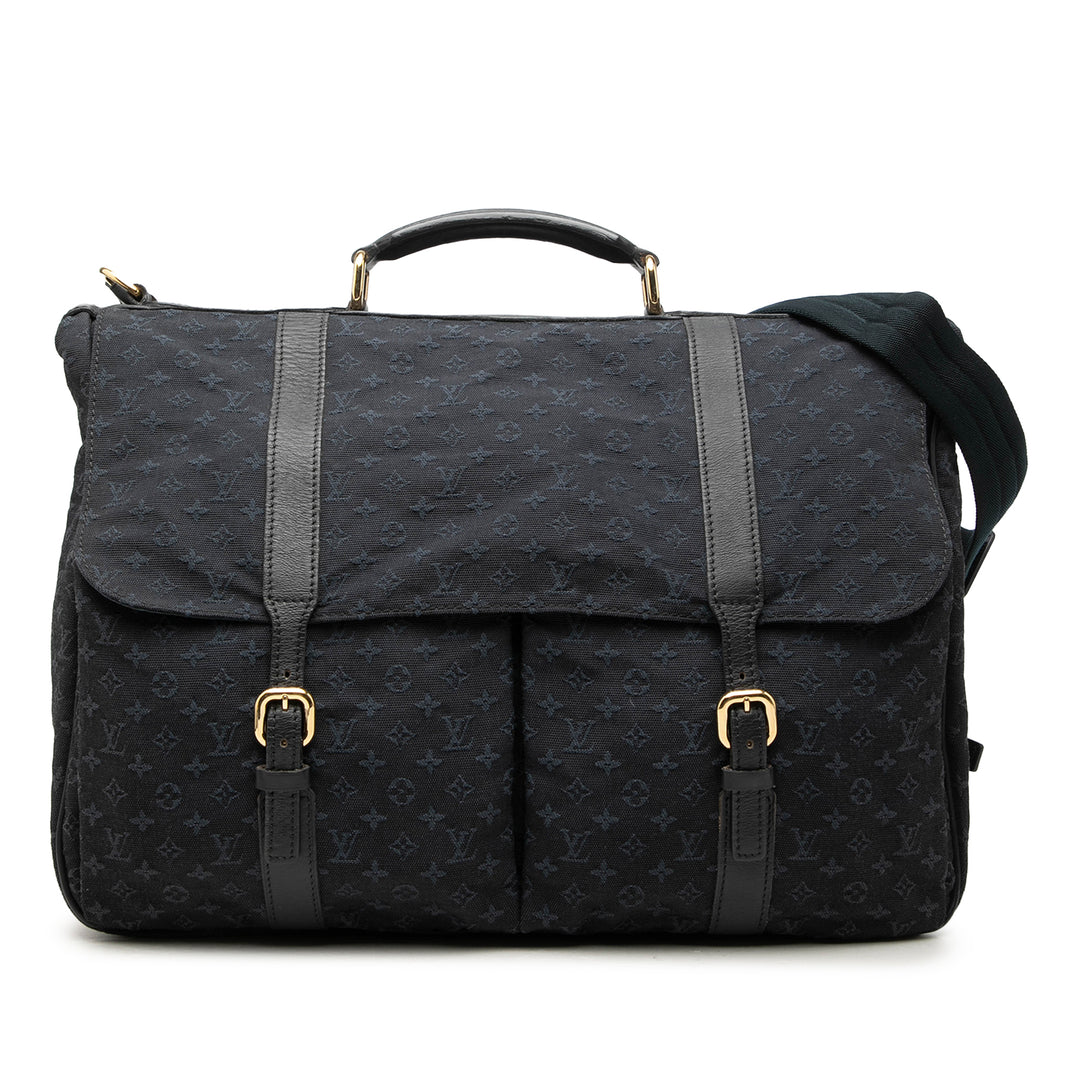Lin Denise Mini Monogram Bleu