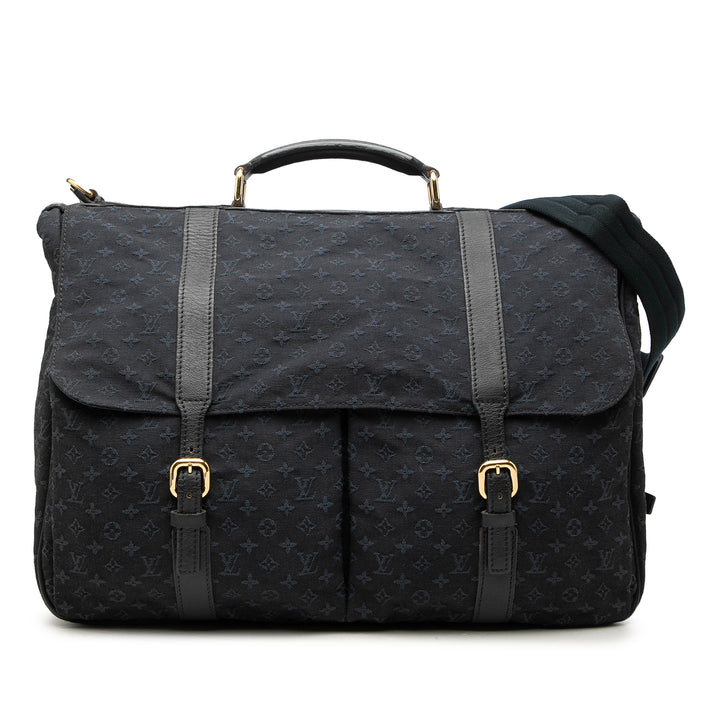 Lin Denise Mini Monogram Bleu