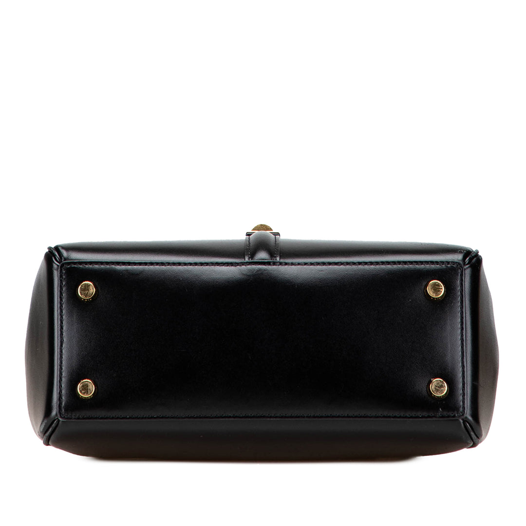 Celine Small Cuir 16 Sac cartable Noir