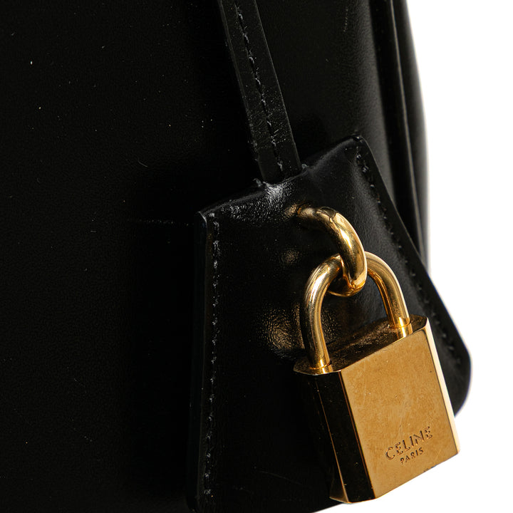 Celine Small Cuir 16 Sac cartable Noir