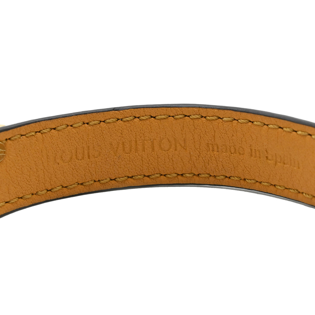 Essential V Bracelet Monogram Marron
