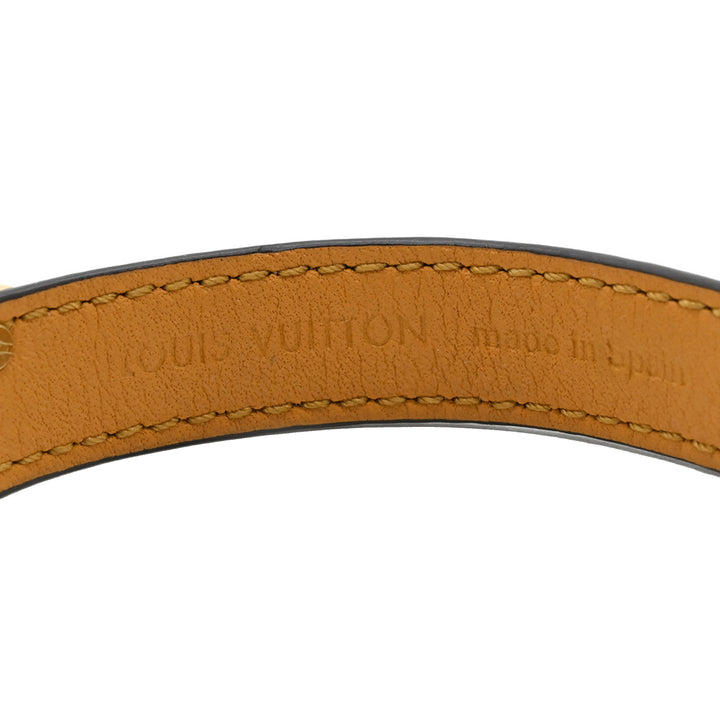 Essential V Bracelet Monogram Marron