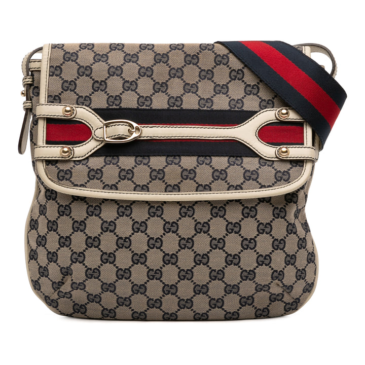 Gucci GG Toile Web Sac porté croisé