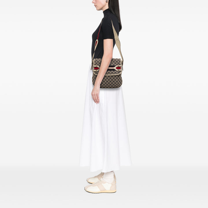 Gucci GG Toile Web Sac porté croisé