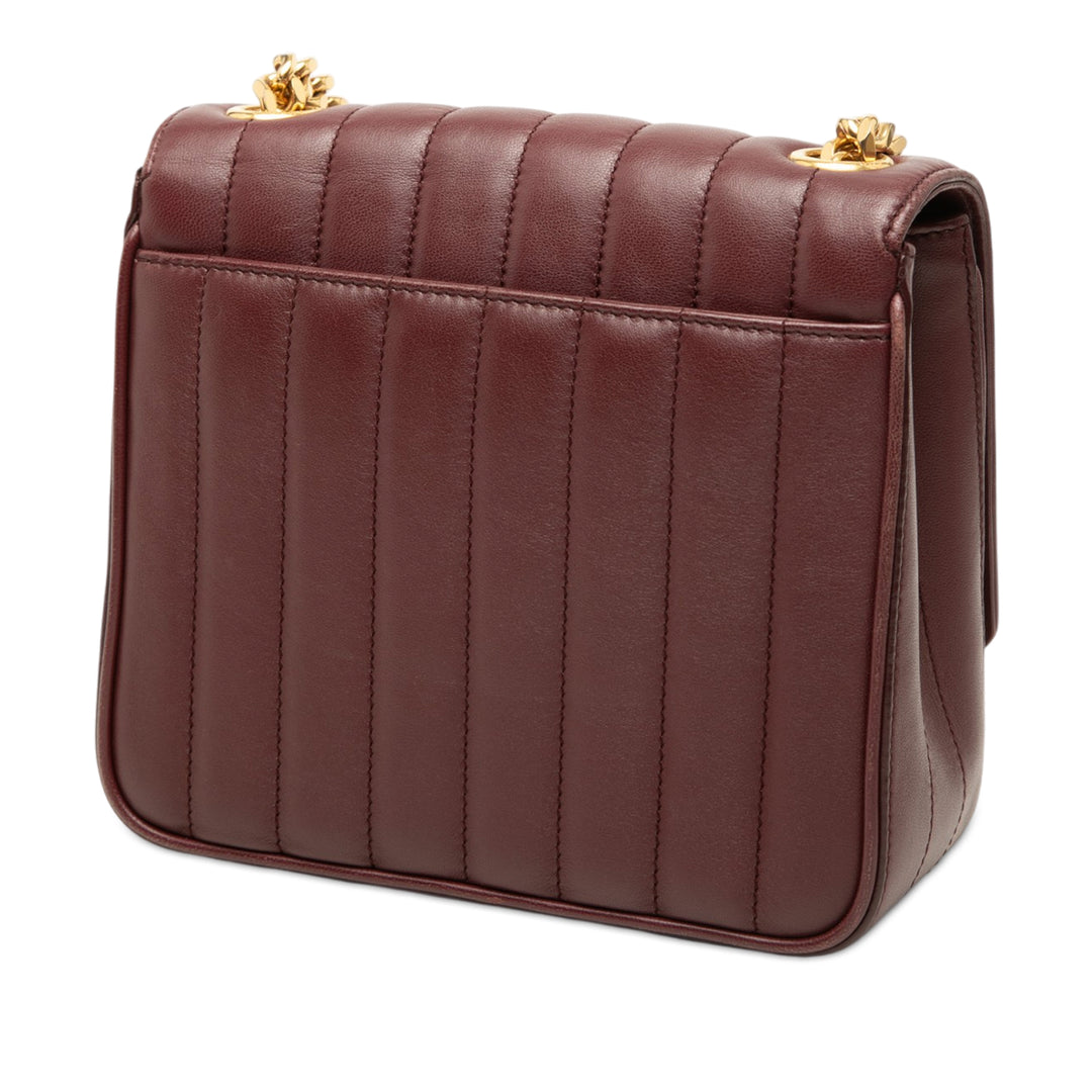 Saint Laurent Medium Cuir d’agneau Monogram Vicky Sac à chaîne