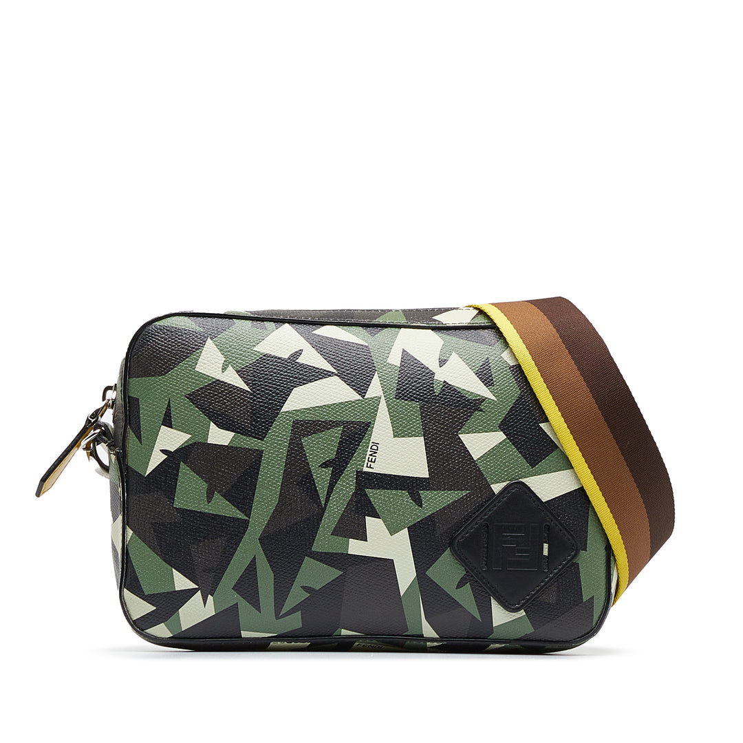 Monster Eyes Camouflage Camera Bag Green - Gaby Paris