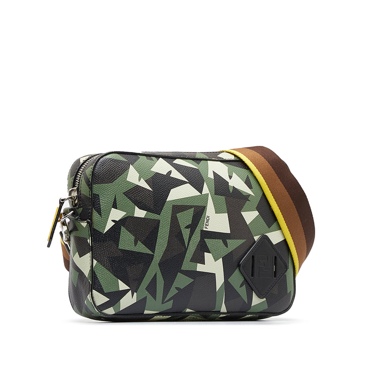 Monster Eyes Camouflage Camera Bag Green - Gaby Paris