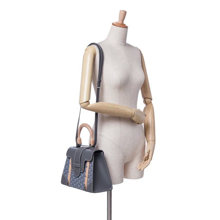 Goyardine Saigon Structured PM Gray - Gaby Paris