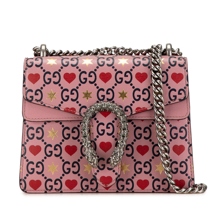 Mini Valentine's Day Dionysus Crossbody Bag Pink - Gaby Paris