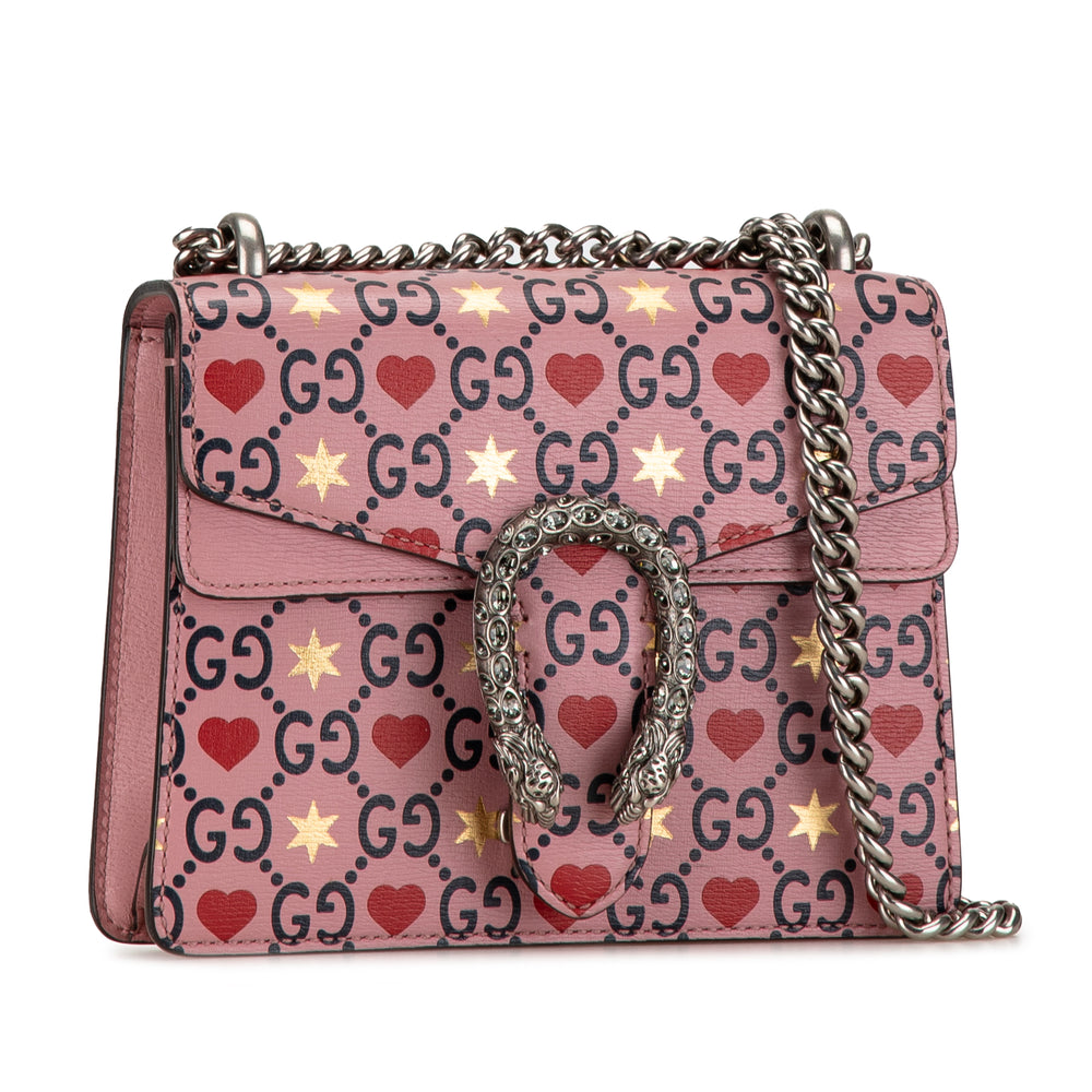 Mini Valentine's Day Dionysus Crossbody Bag Pink - Gaby Paris